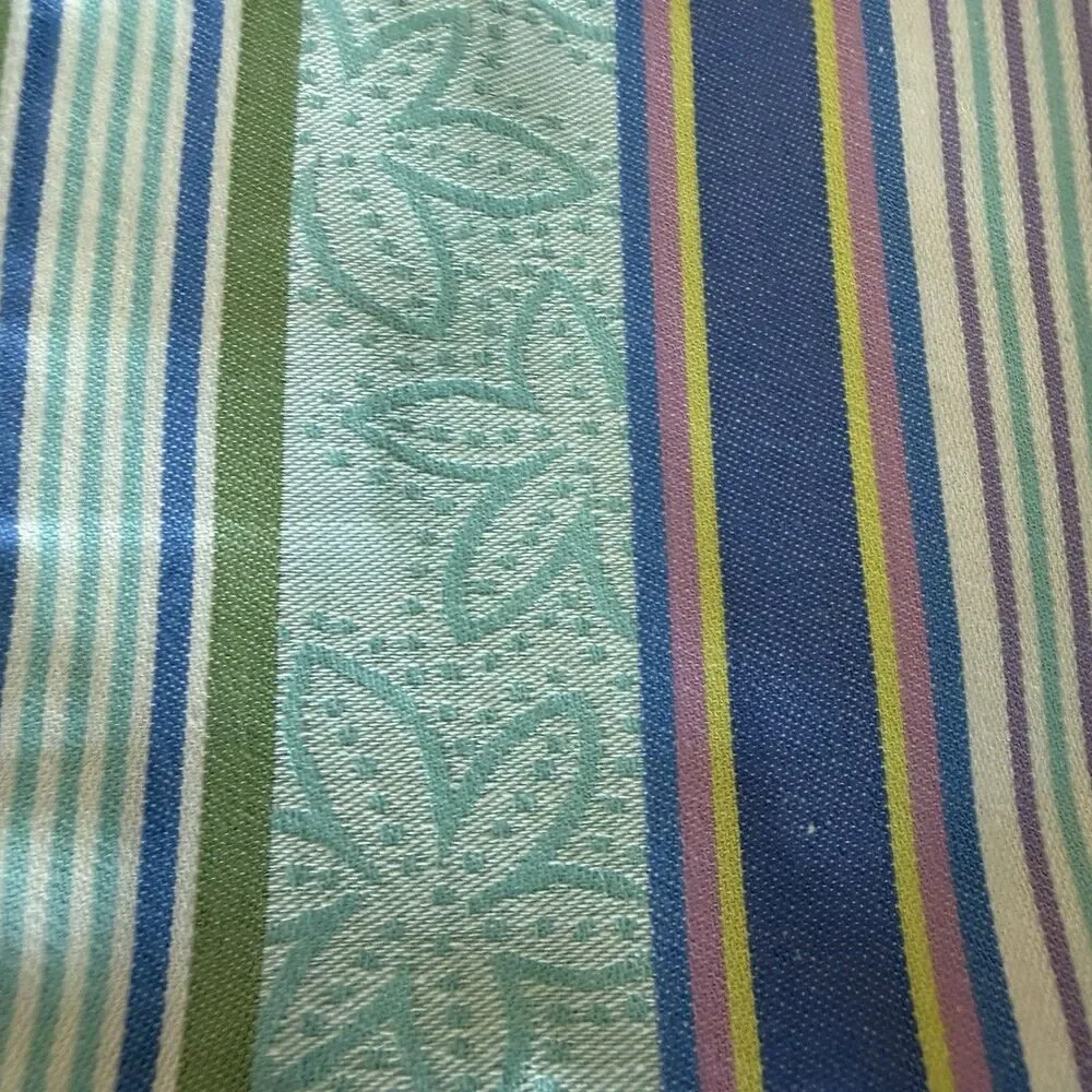 XOCHI Melisande Lilac Striped Cloth Dinner Napkins Set of 3 Cotton 22x22 NWT New